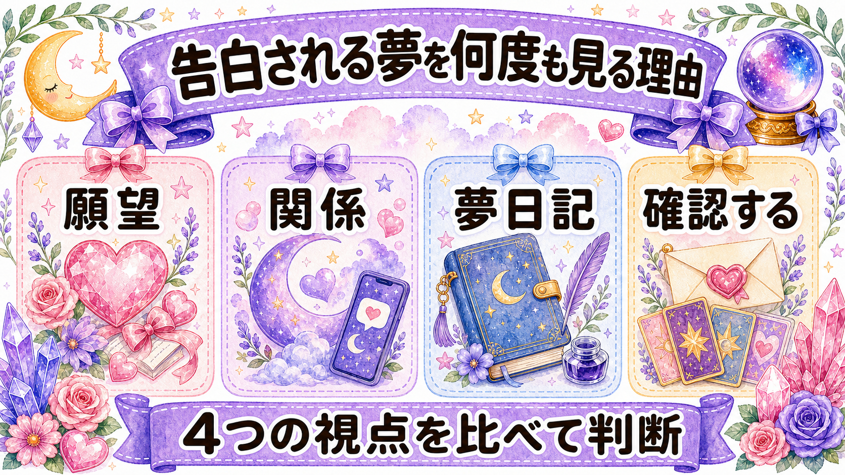 好きな人に告白される夢の意味｜夢占いと心理を状況・感情別に解説 告白される夢を何度も見る理由