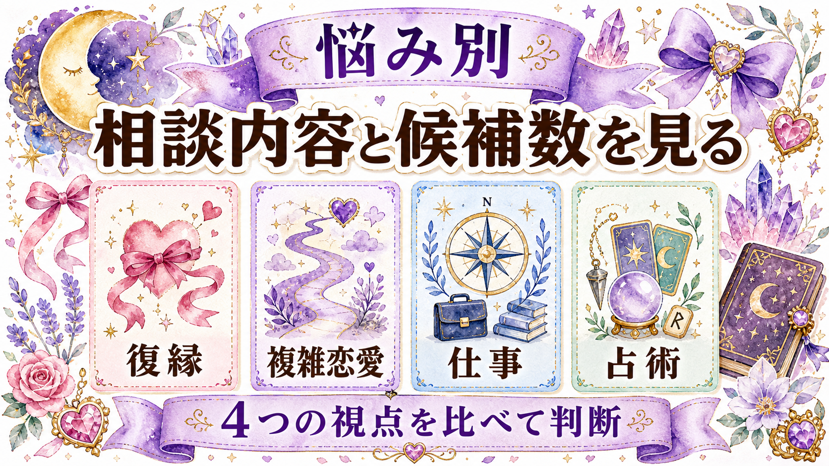 電話占いヴェルニとピュアリを比較|料金・初回特典・先生の探し方 初回で相性を確認する方法