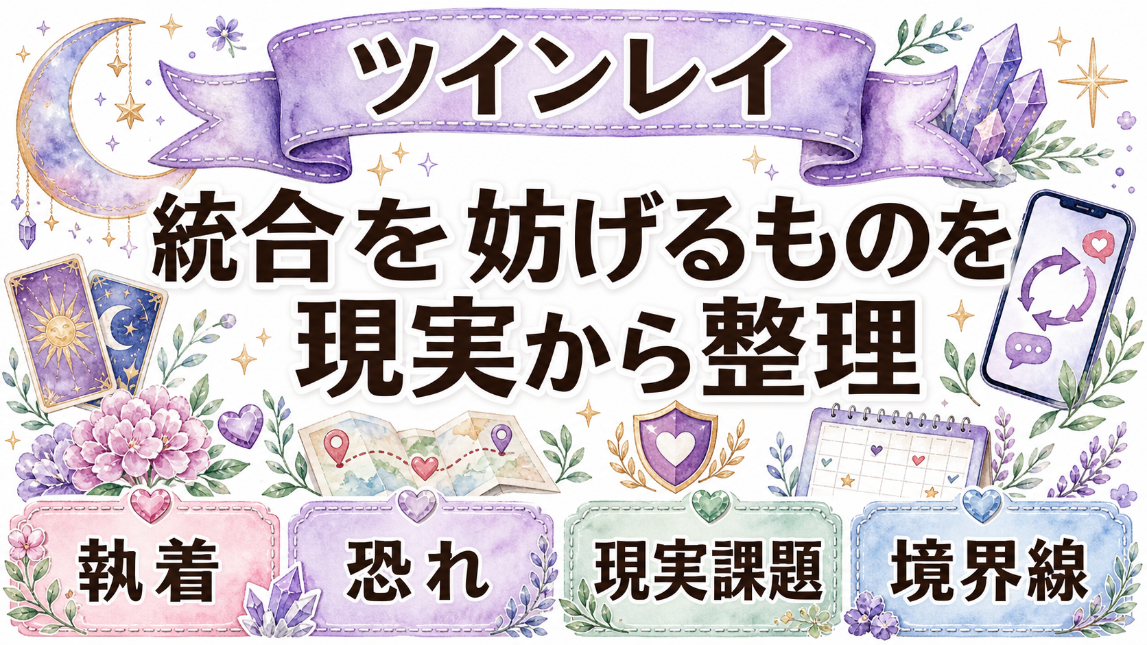 ツインレイ統合を妨げるものとは？執着・依存・現実課題の整え方