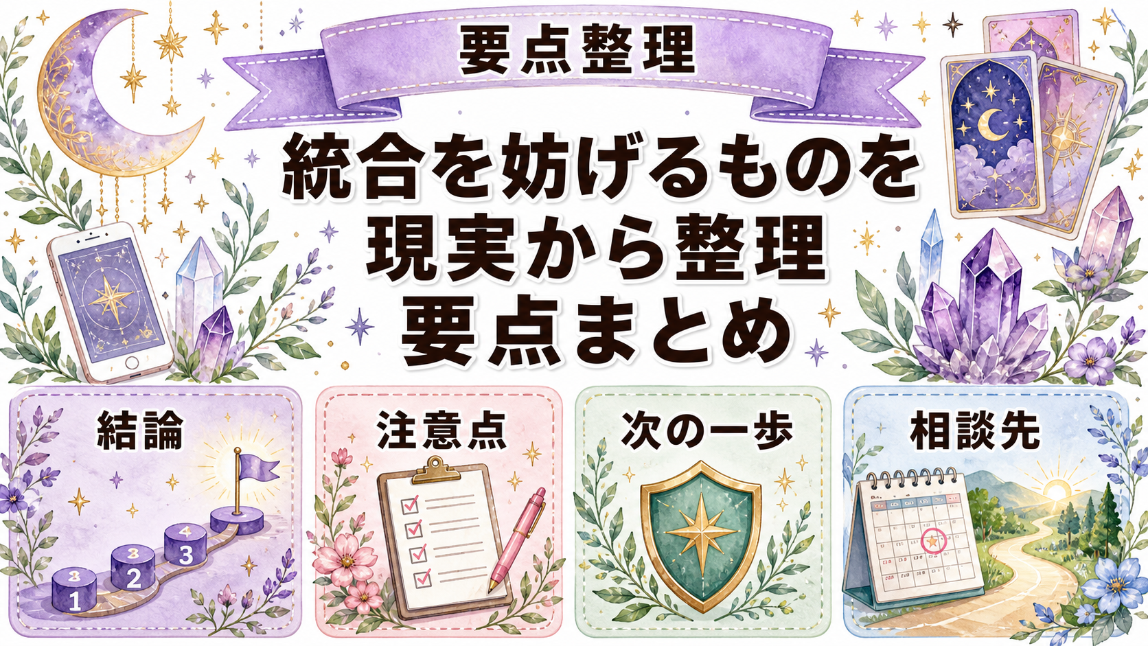 ツインレイ統合を妨げるものとは?執着・依存・現実課題の整え方 まとめ