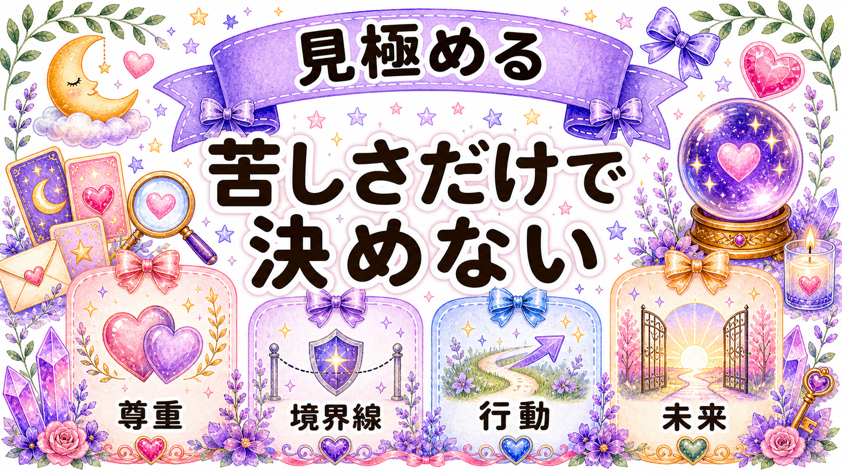 ツインレイと運命の人の判断ポイントを整理するイメージ