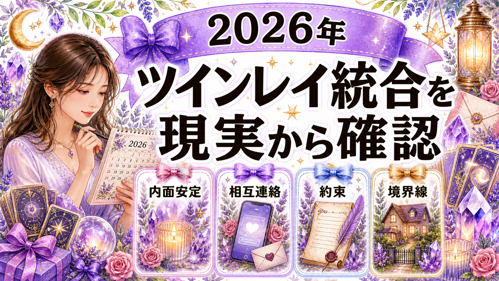 ツインレイ統合を2026年にどう読む？年運・サイン・現実確認