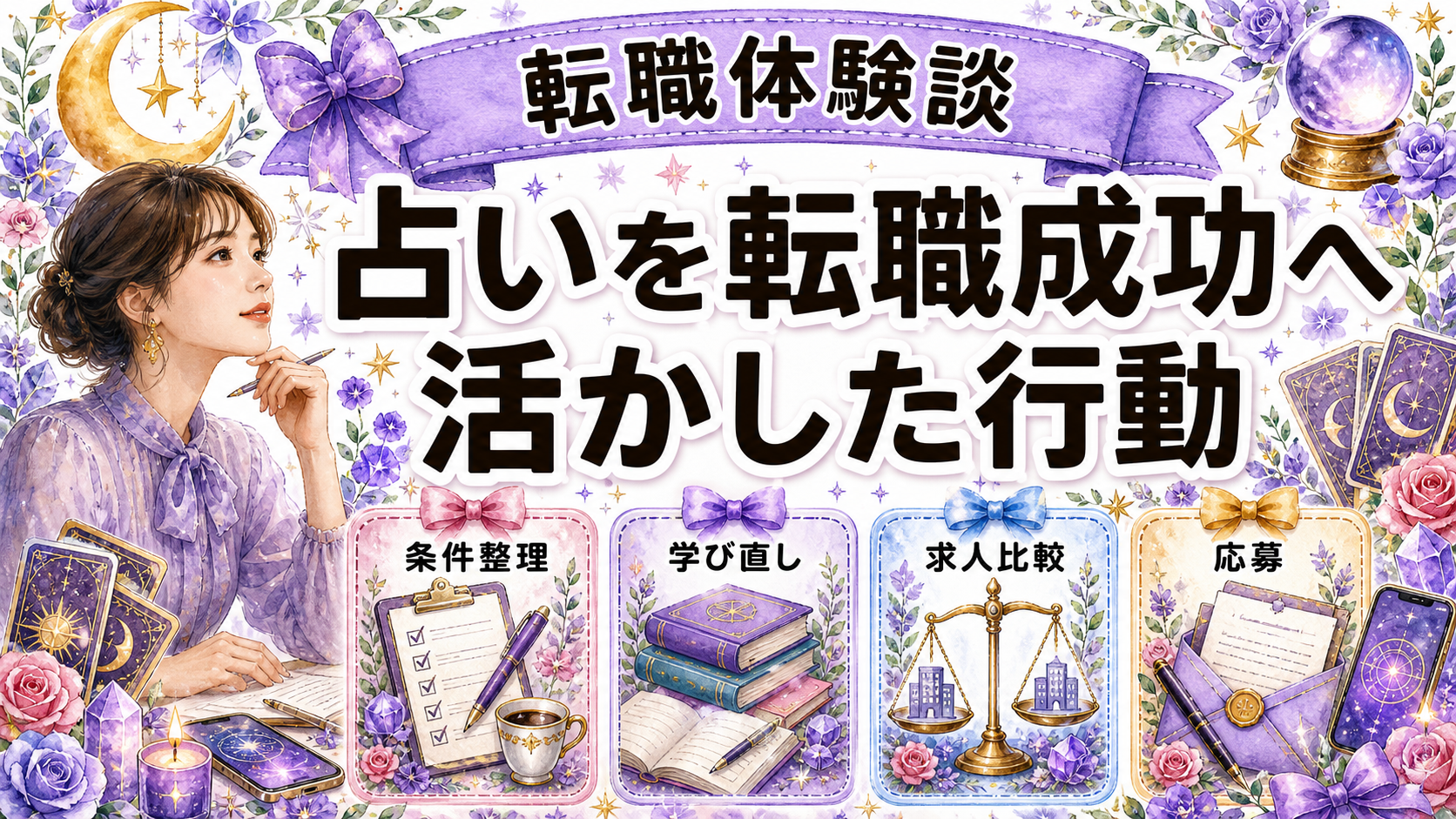 占いで転職成功した体験談の読み方｜再構成例と現実の判断軸