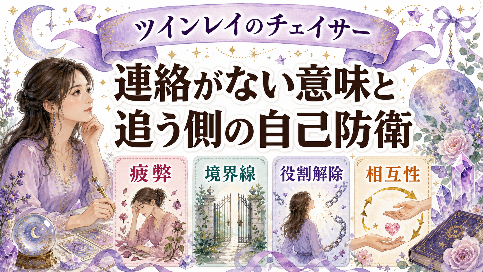 ツインレイのチェイサーから連絡がない意味は？追う側が止まる理由と向き合い方
