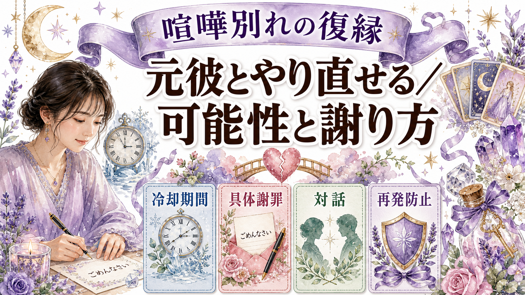 喧嘩別れした元彼と復縁できる可能性は？占い前にする謝罪と再発防止