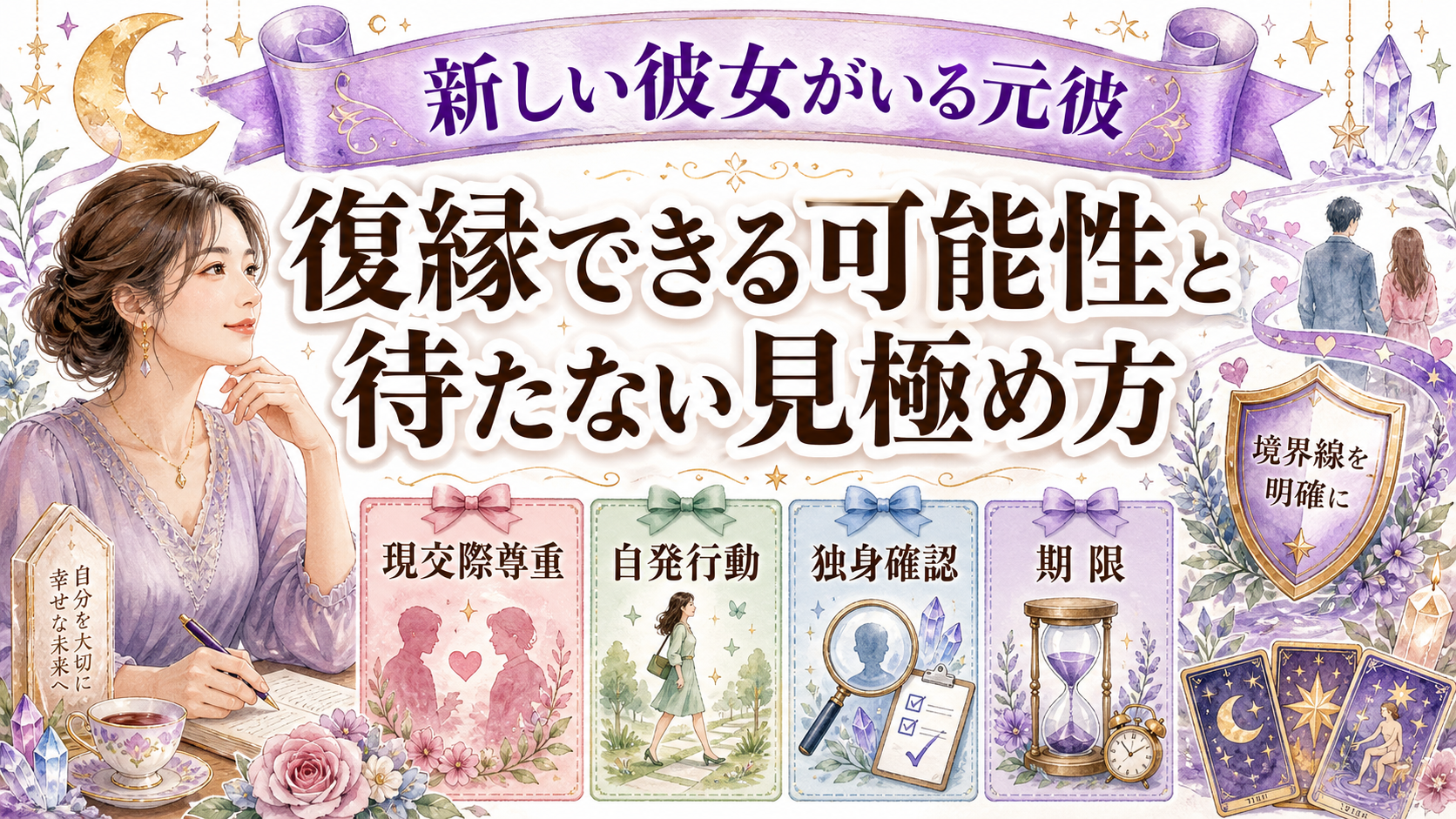 新しい彼女がいる元彼と復縁できる可能性は？邪魔をせず見極める占いの使い方