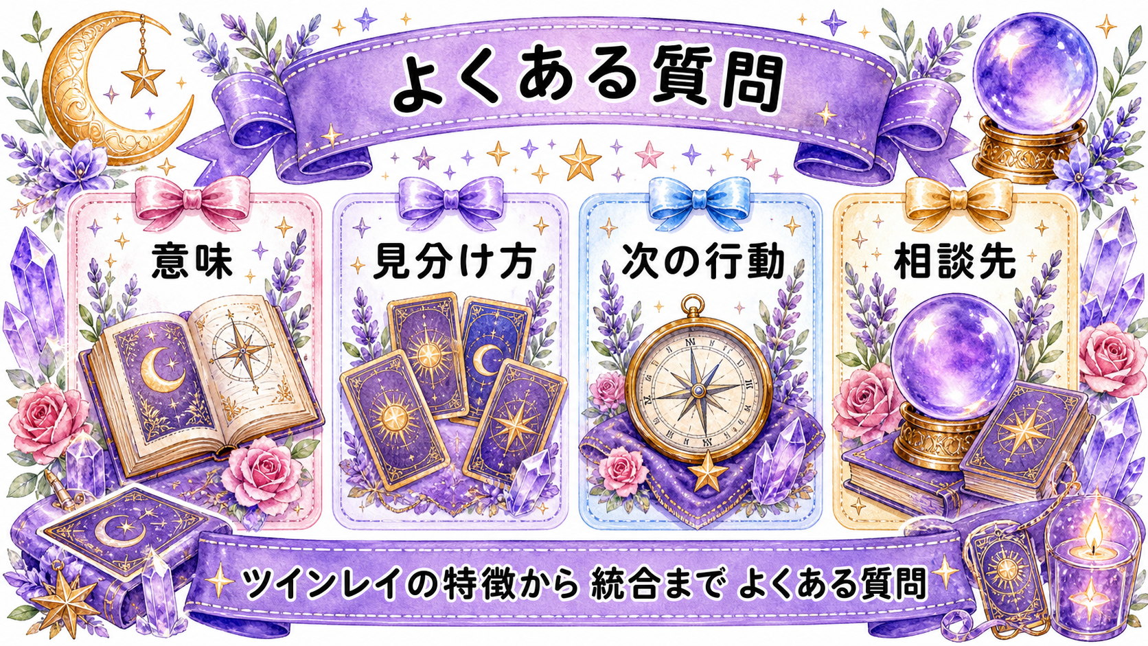 ツインレイ完全解説|特徴・サイレント期間・統合を現実的に読む よくある質問