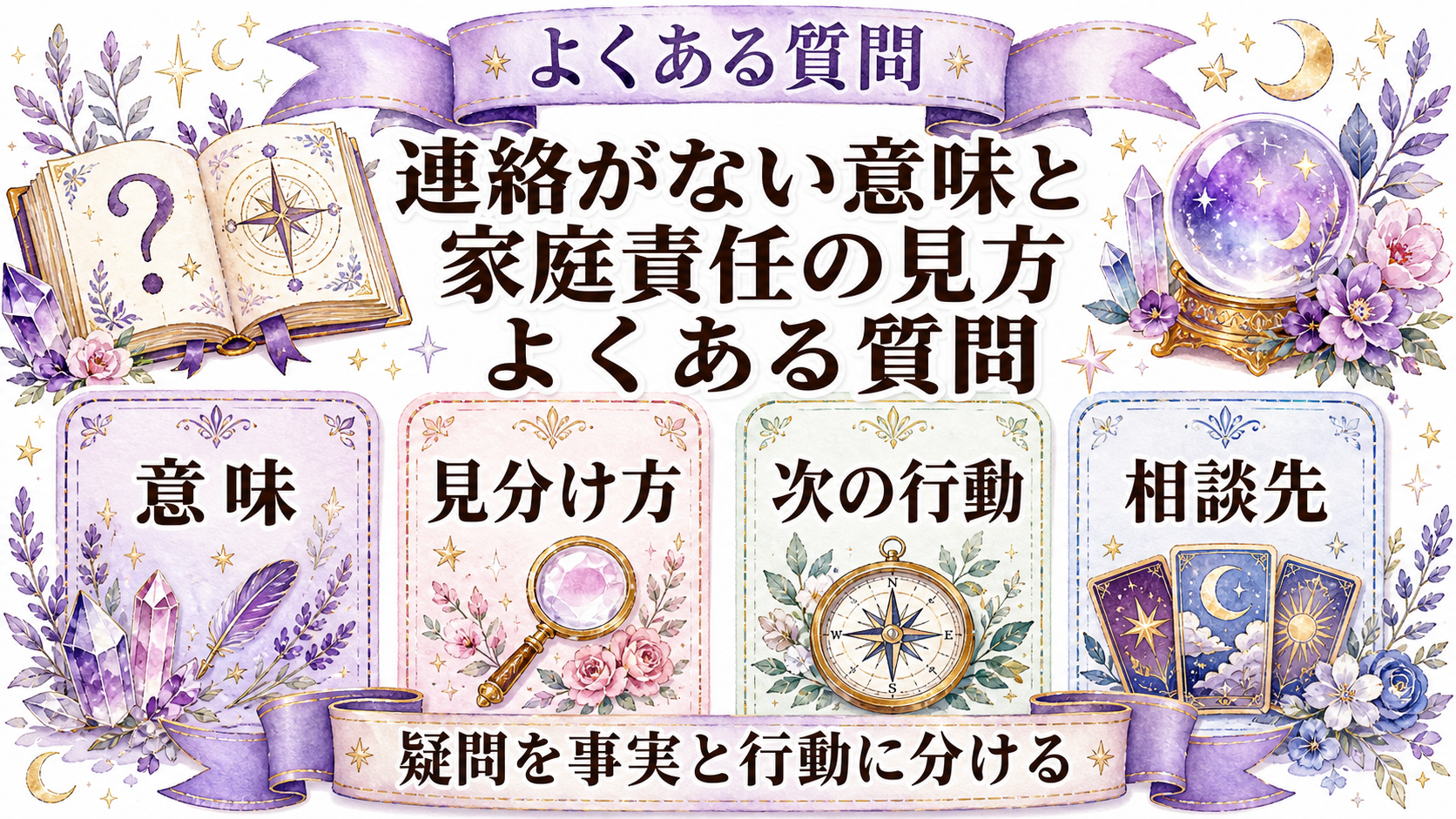 既婚者同士のツインレイから連絡がない意味は?家庭責任と沈黙を切り分ける よくある質問