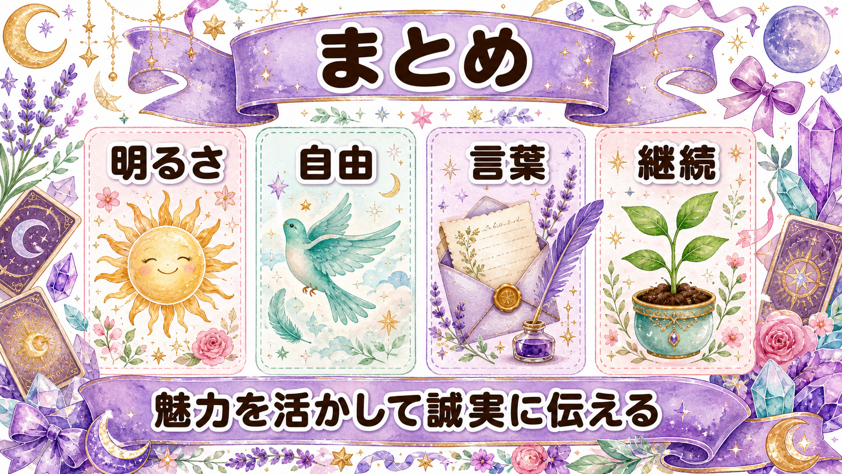 数秘3の明るさ・自由・言葉・継続を恋愛に活かすまとめ