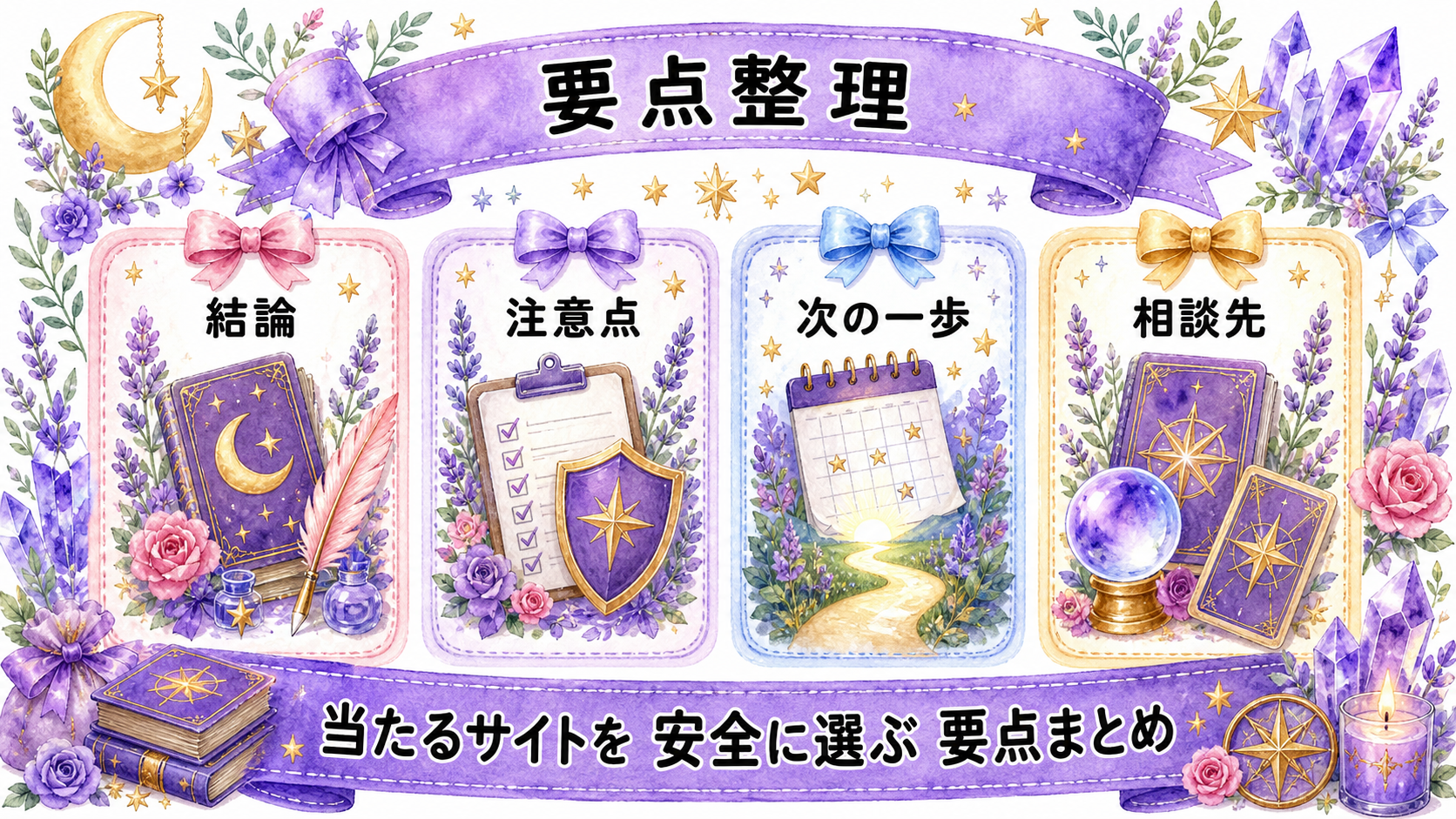 無料恋愛占いで当たるサイトは？登録前の安全確認と使い分け まとめ
