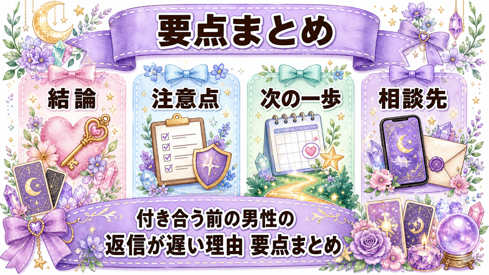 付き合う前の男性の返信が急に遅いのは脈なし?本音の見分け方と占い まとめ