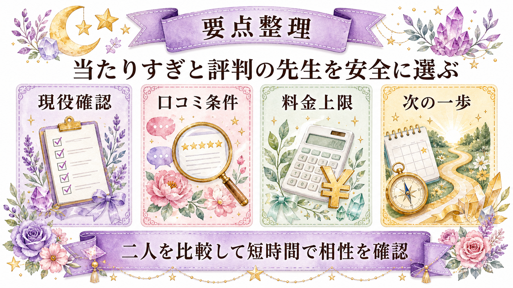 不倫に強い電話占いで当たりすぎと評判の先生は?口コミ・選び方を解説 まとめ