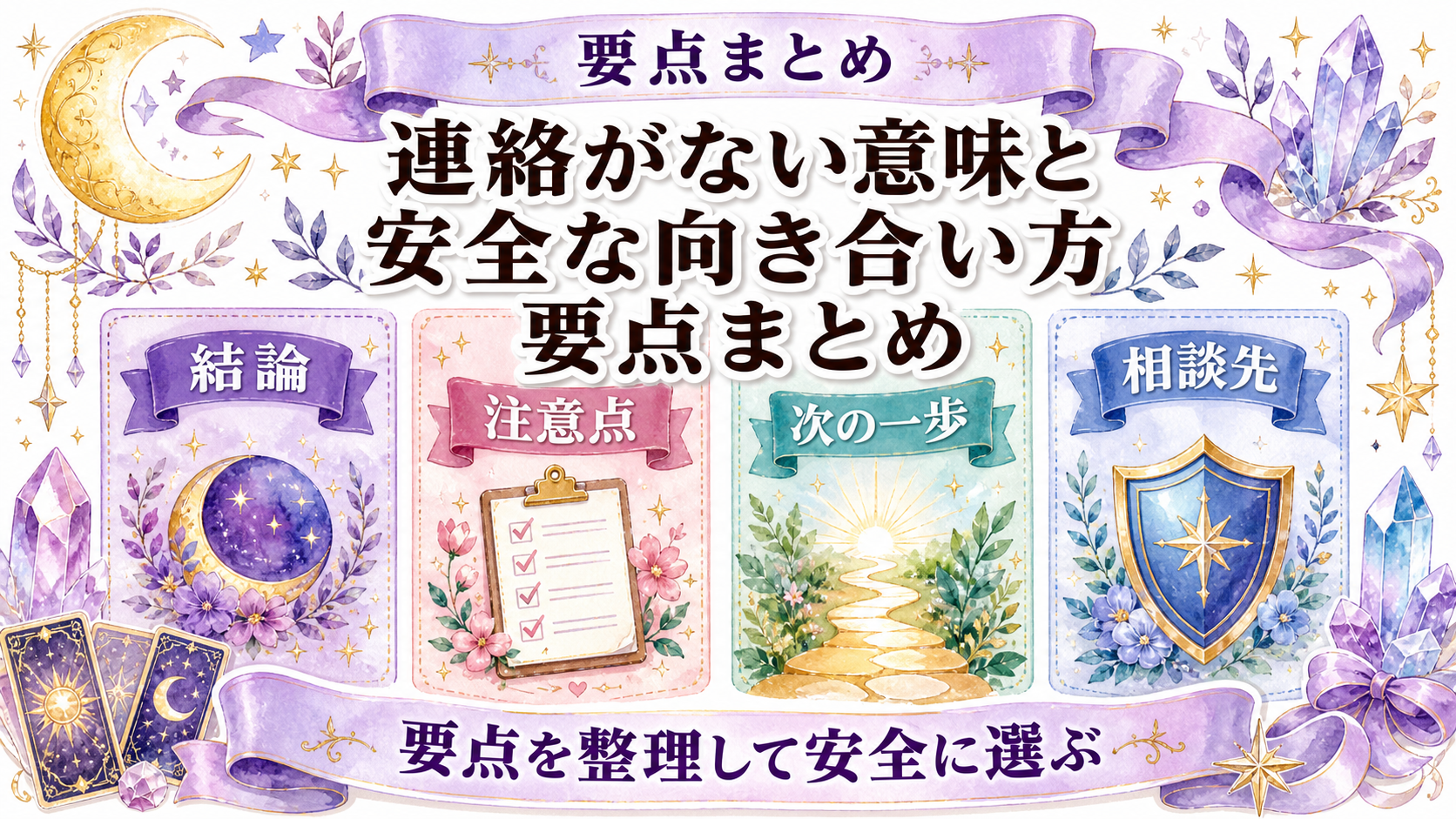 同性のツインレイから連絡がない意味は？性的指向・安全・境界線を尊重する見方 まとめ