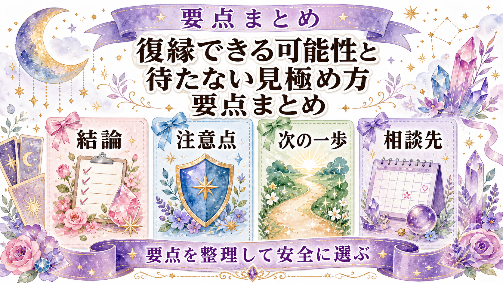 新しい彼女がいる元彼と復縁できる可能性は?邪魔をせず見極める占いの使い方 まとめ