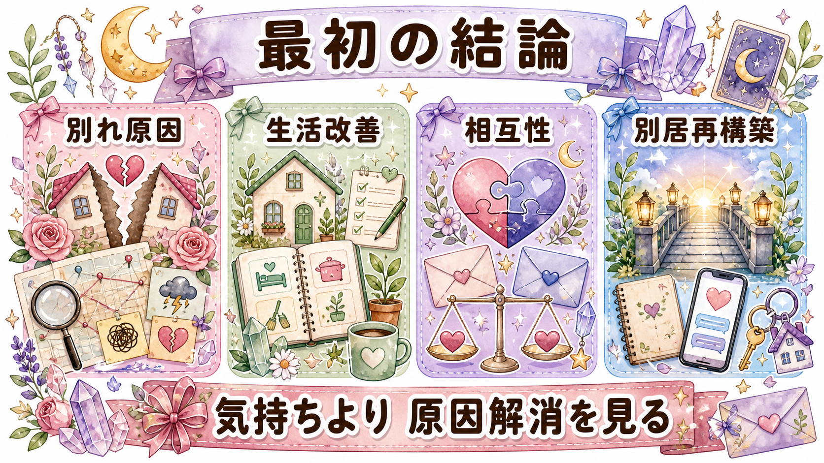 同棲解消した元彼と復縁できる?可能性のサイン・連絡時期・占いの使い方 同棲解消した元彼と復縁できる可能性の結論
