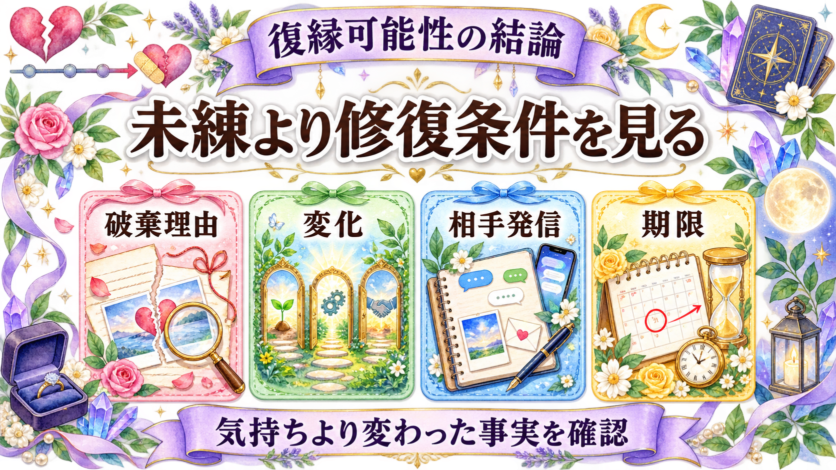 婚約破棄した元彼と復縁できる可能性は?占いで聞く質問と信頼を戻す条件 婚約破棄した元彼と復縁できる可能性の結論