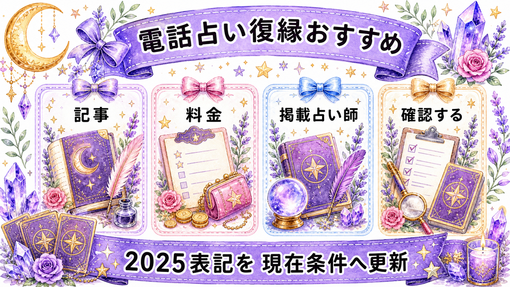 電話占いの復縁おすすめ2025情報を2026年最新条件で比較 電話占い復縁おすすめ2025は過去情報として読む