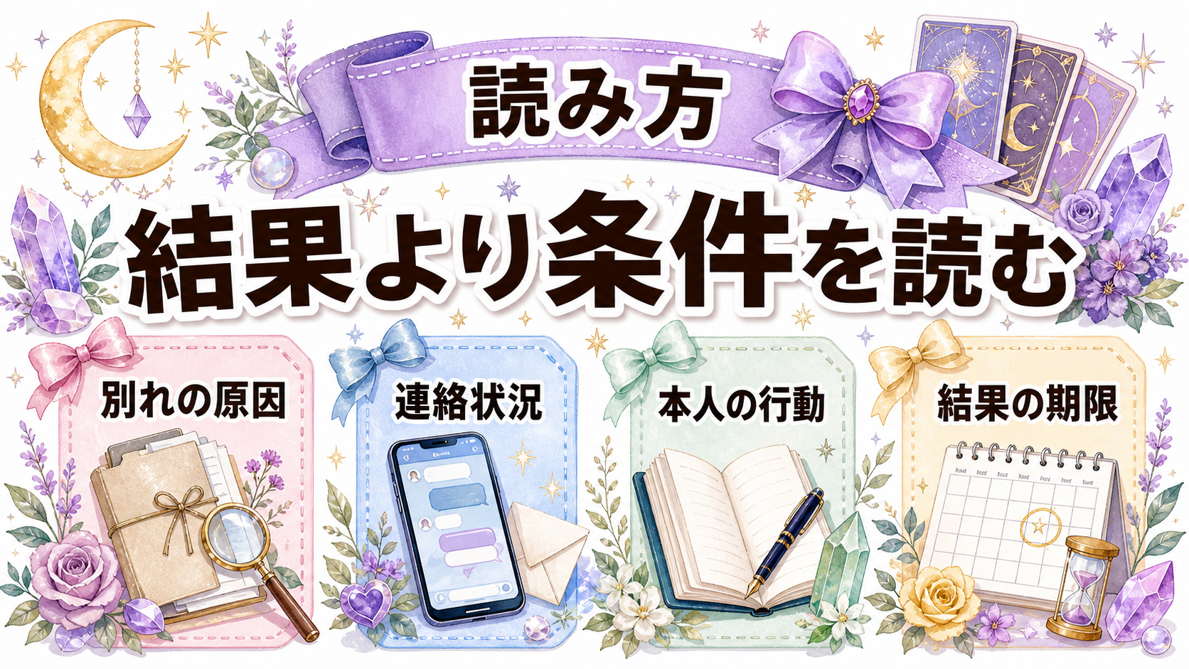 電話占いで復縁成功した体験談の読み方｜再構成例と行動の共通点 復縁成功体験談を読む時の結論