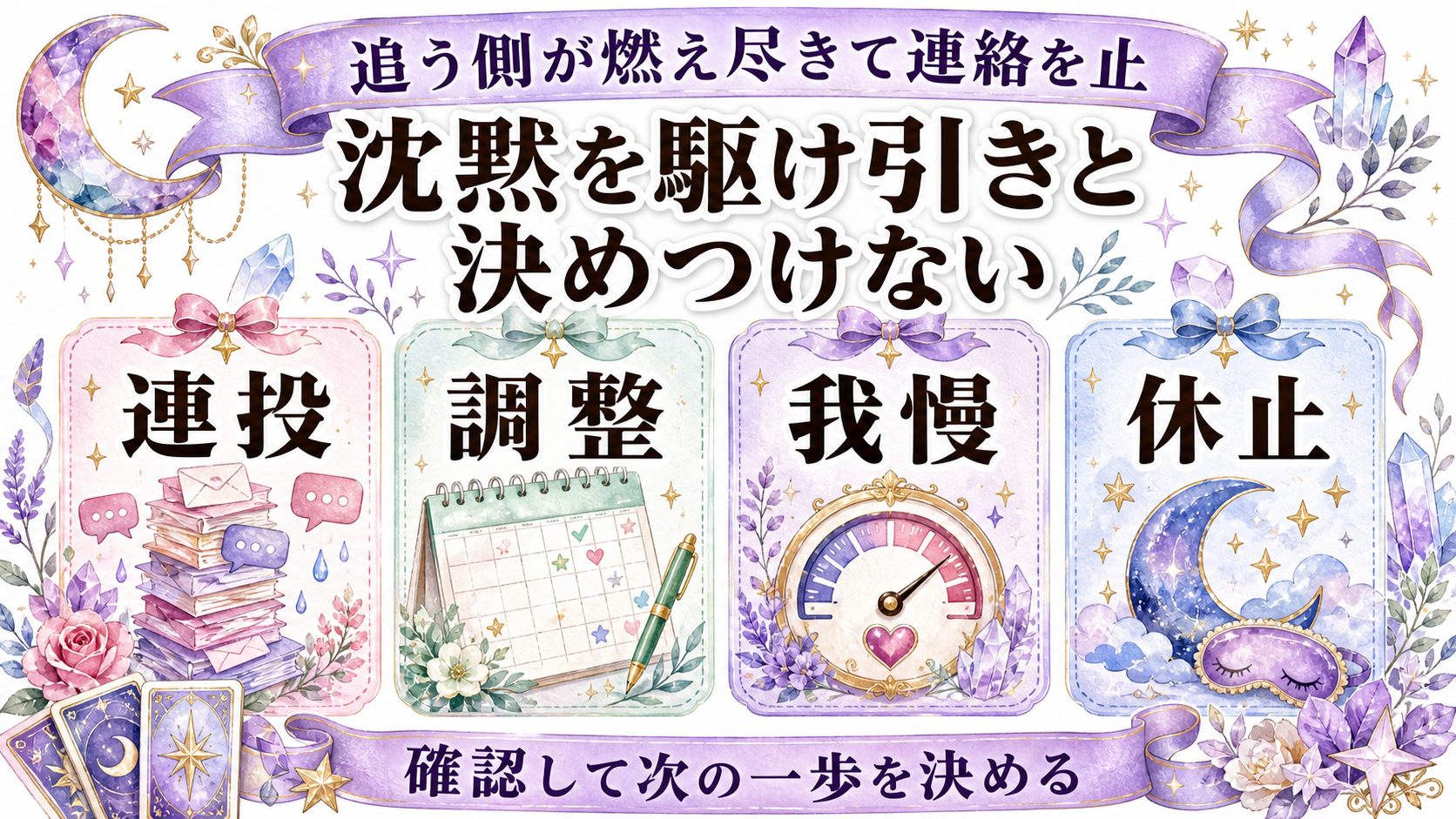 ツインレイのチェイサーから連絡がない意味は？追う側が止まる理由と向き合い方 追う側が燃え尽きて連絡を止める時