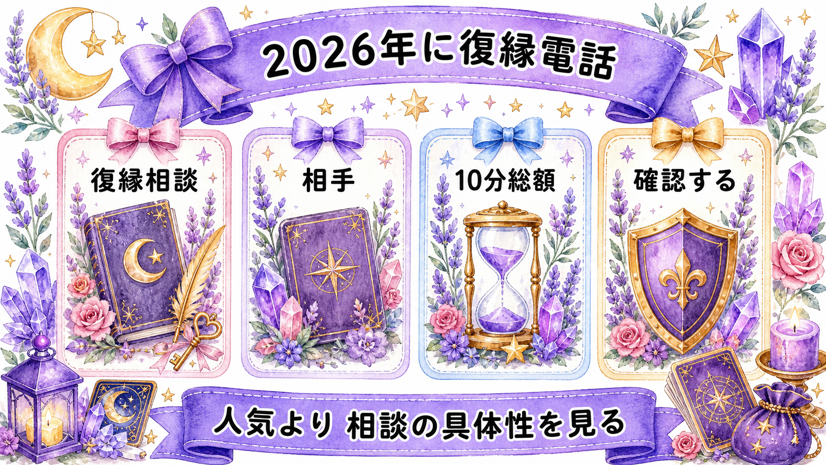 電話占いの復縁おすすめ2025情報を2026年最新条件で比較 2026年に復縁電話占いを比較する基準