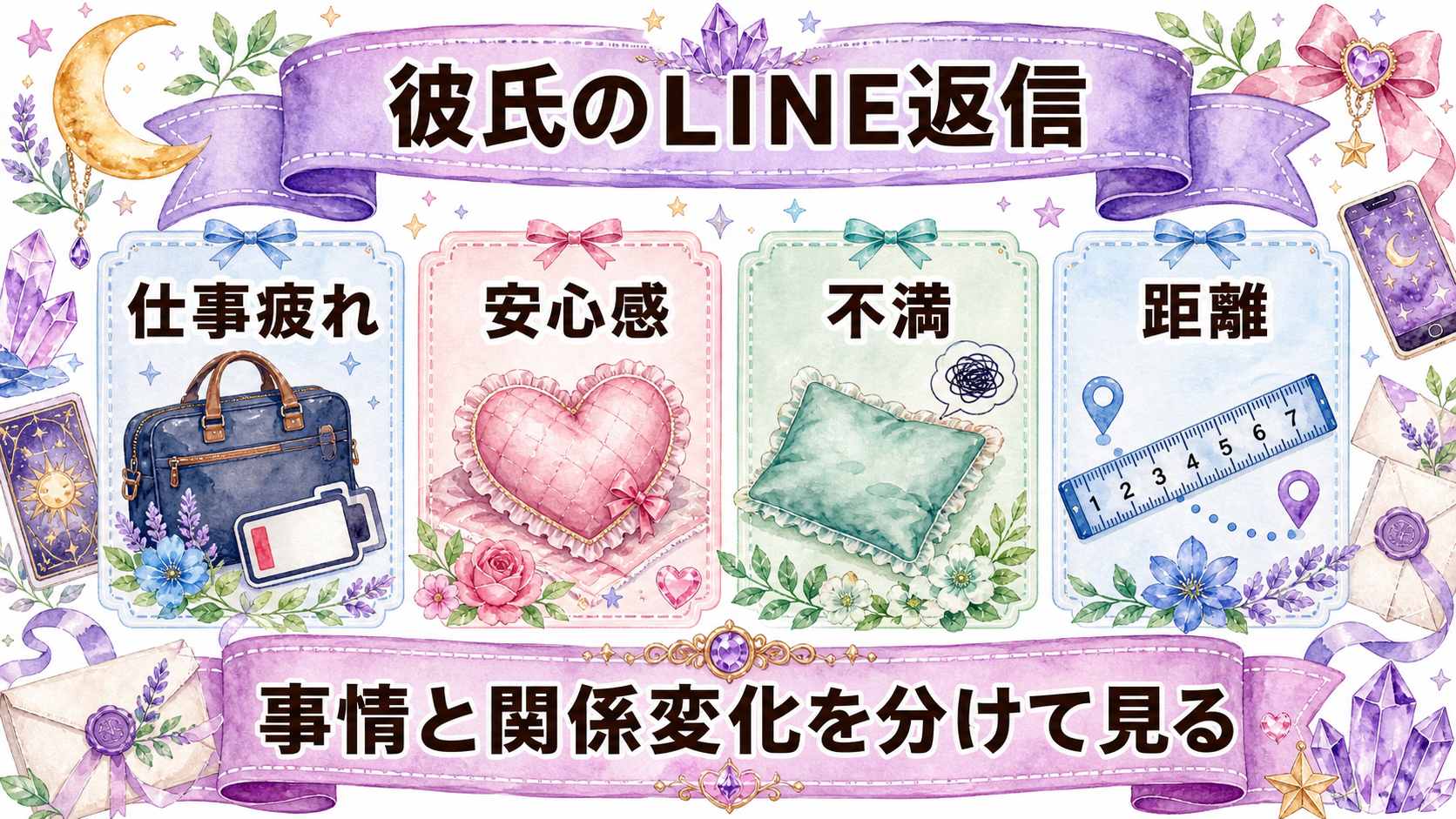 彼氏のLINE返信が急に遅いのはなぜ?気持ちの見分け方と占いで聞く質問 彼氏のLINE返信が遅くなる主な理由