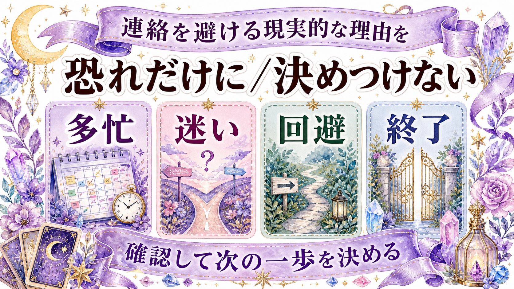 ツインレイのランナーから連絡がない意味は?逃げる役割より拒否と事情を見る 連絡を避ける現実的な理由を並べる