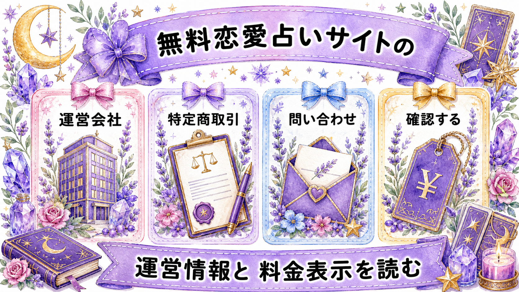 無料恋愛占いで当たるサイトは？登録前の安全確認と使い分け 無料恋愛占いサイトの安全性を確認する