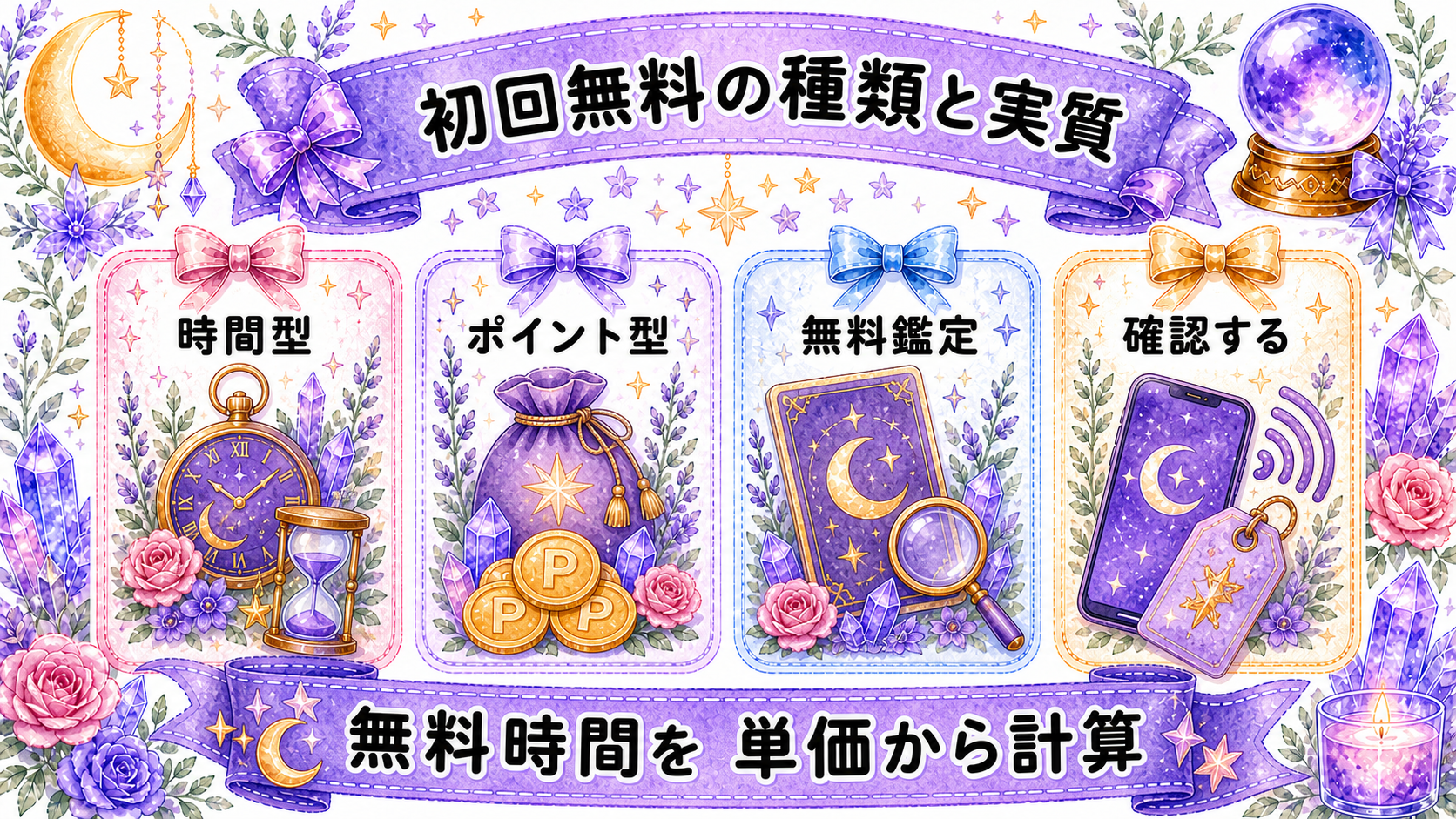 電話占いの初回無料は安全?料金を増やさない使い方と確認手順 初回無料の種類と実質時間を計算する