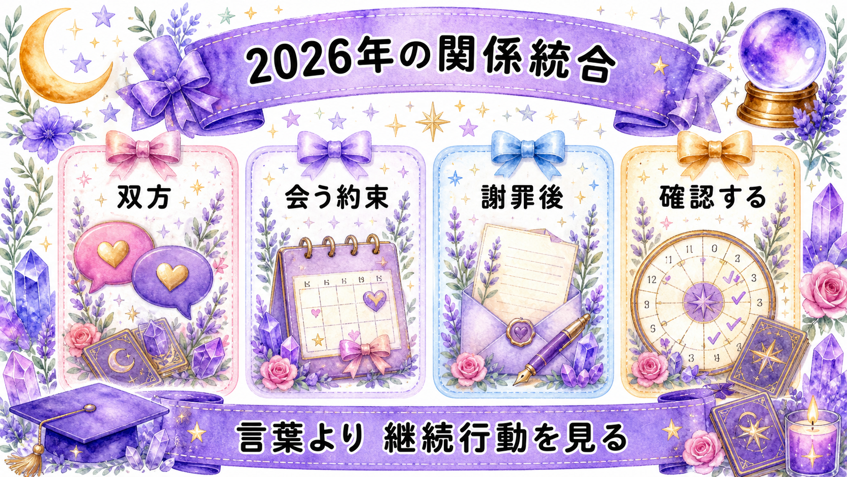 ツインレイ統合を2026年にどう読む？年運・サイン・現実確認 2026年の関係統合を現実で確認する