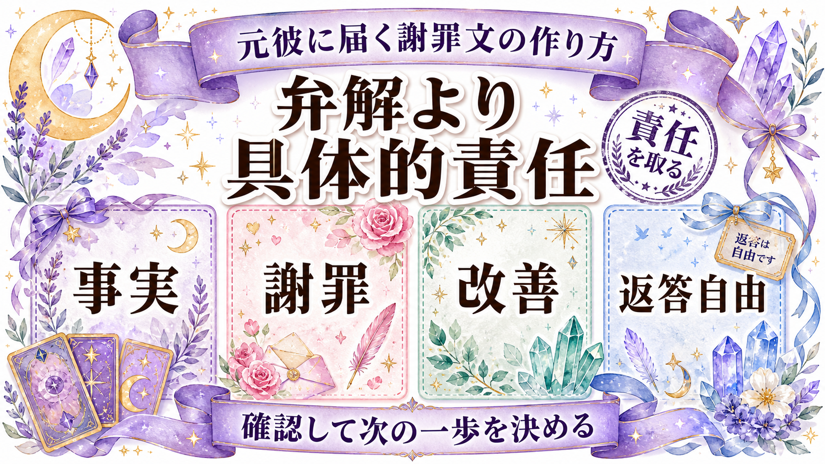 喧嘩別れした元彼と復縁できる可能性は?占い前にする謝罪と再発防止 元彼に届く謝罪文の作り方
