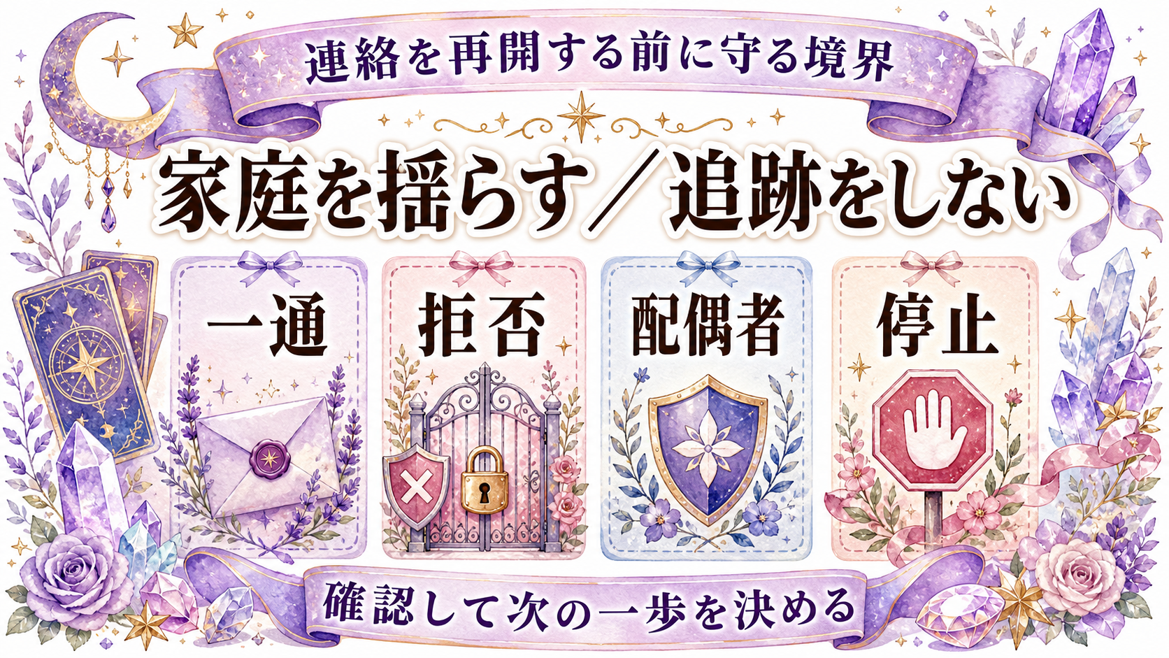 既婚者同士のツインレイから連絡がない意味は?家庭責任と沈黙を切り分ける 連絡を再開する前に守る境界