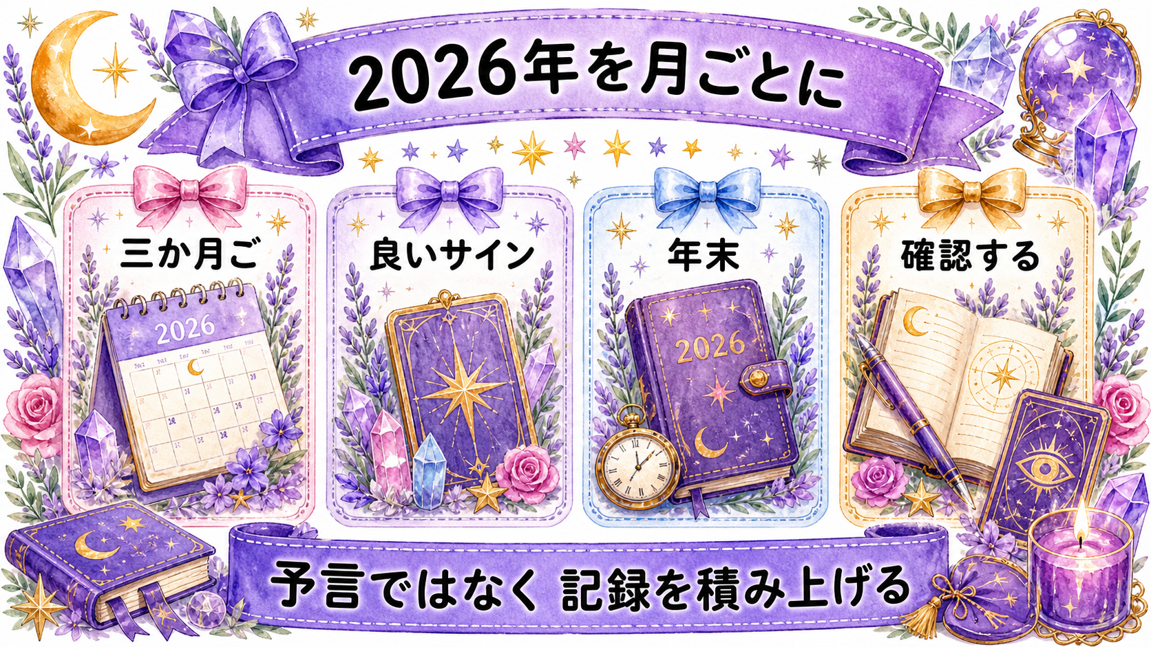 ツインレイ統合を2026年にどう読む？年運・サイン・現実確認 2026年を月ごとに振り返る方法