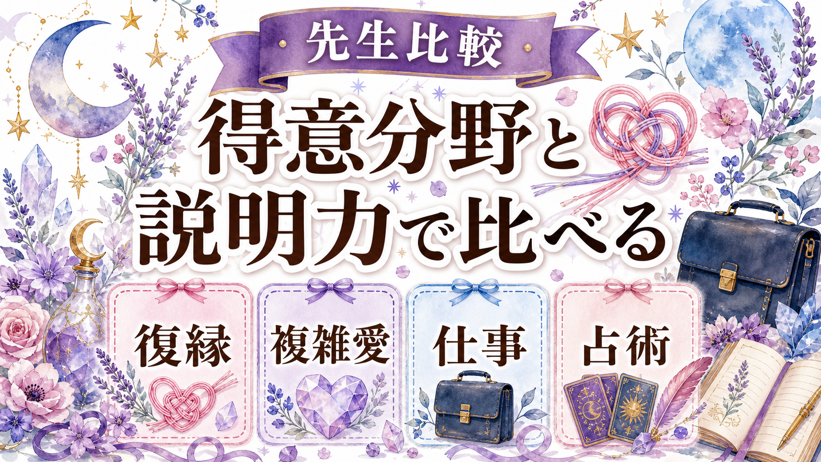 電話占いカリス・ピュアリ・ウィルを比較｜料金・初回特典・向く人 3社の占い師を同じ条件で探す