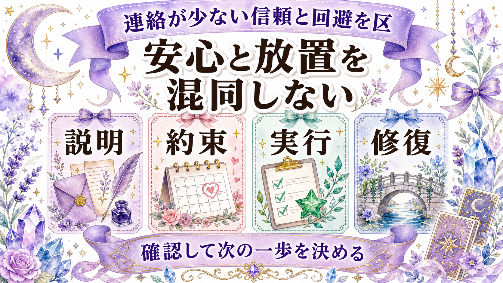 ツインレイ統合後に連絡がない意味は？統合の解釈と現実の関係合意 連絡が少ない信頼と回避を区別する