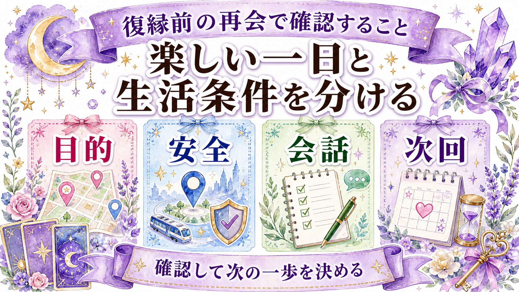 遠距離で別れた元彼と復縁できる可能性は？占い前に見る距離解消の条件 復縁前の再会で確認すること