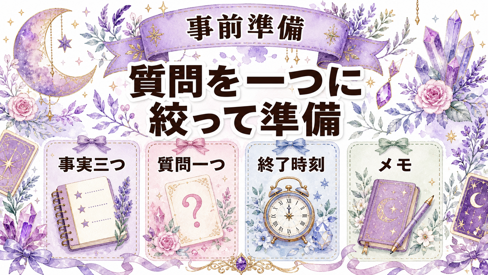 電話占いを無料で長く使えるサービスは?特典時間と超過条件を比較 無料時間を無駄にしない相談準備