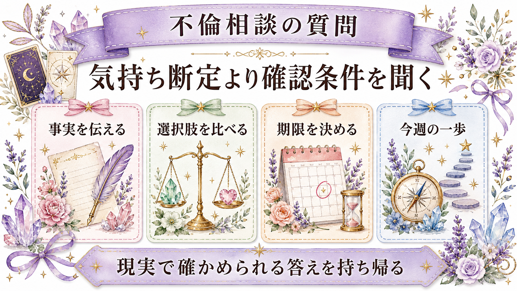 不倫に強い電話占いで当たりすぎと評判の先生は?口コミ・選び方を解説 不倫相談で先生へ聞く質問例