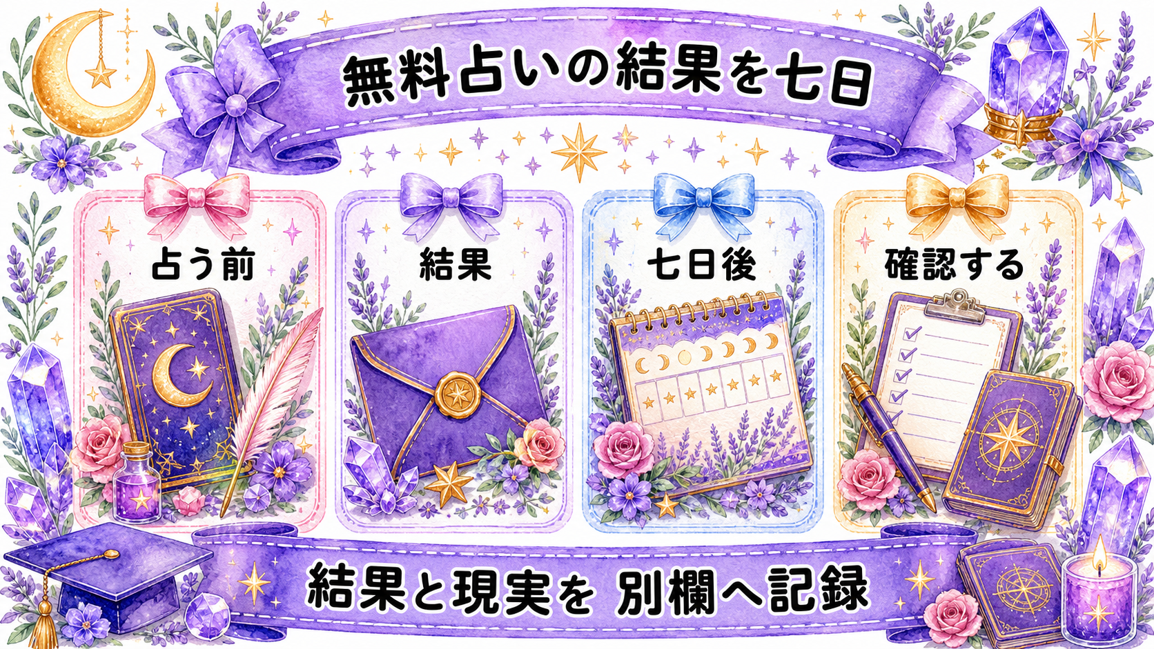 無料恋愛占いで当たるサイトは？登録前の安全確認と使い分け 無料占いの結果を七日間で検証する