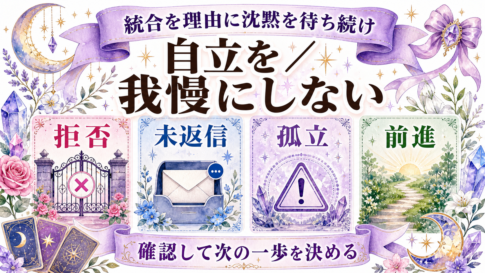 ツインレイ統合後に連絡がない意味は？統合の解釈と現実の関係合意 統合を理由に沈黙を待ち続けない