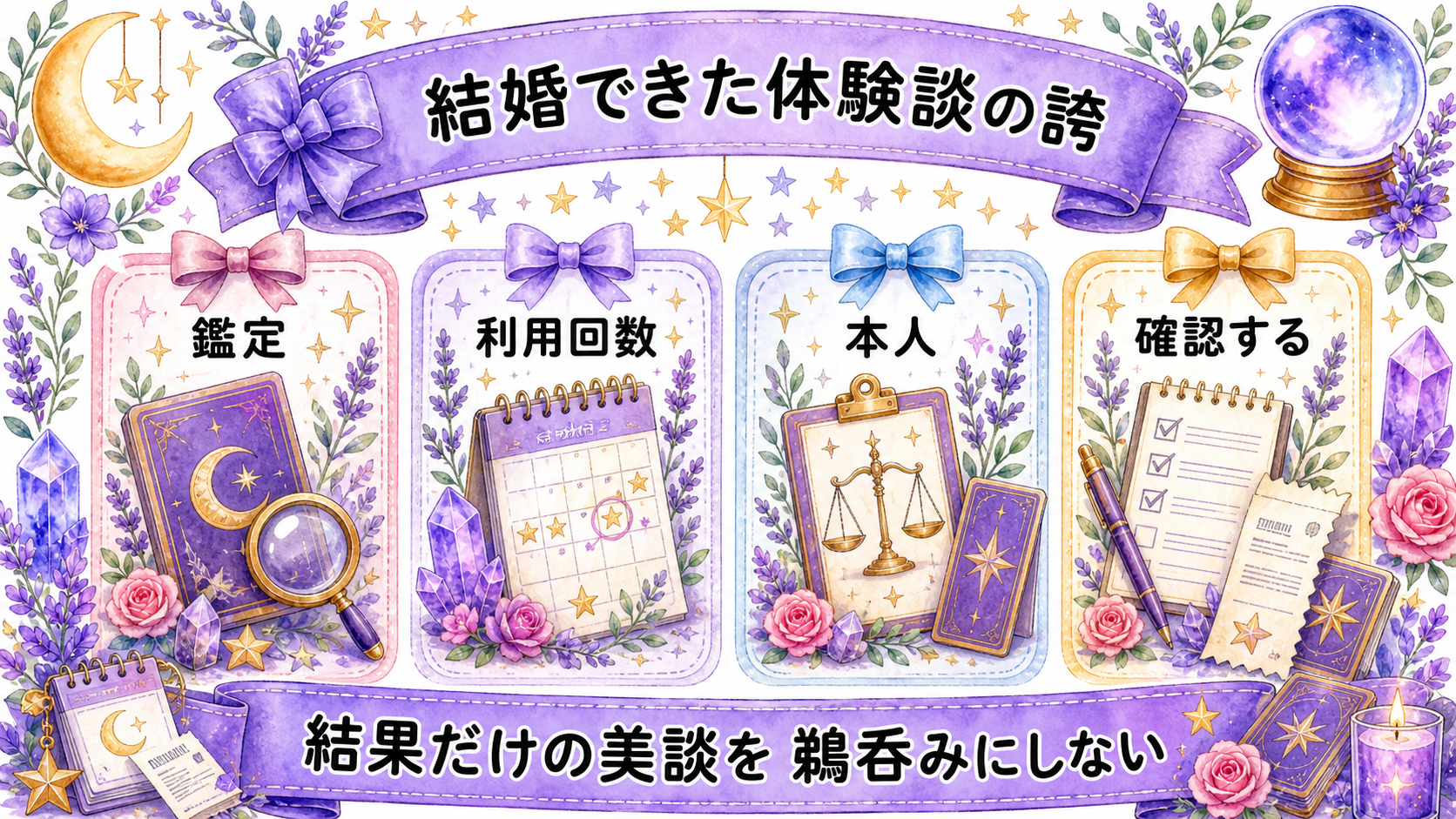 電話占いで結婚できた体験談|再構成例と成婚へ進んだ現実の行動 結婚できた体験談の誇張を見抜く