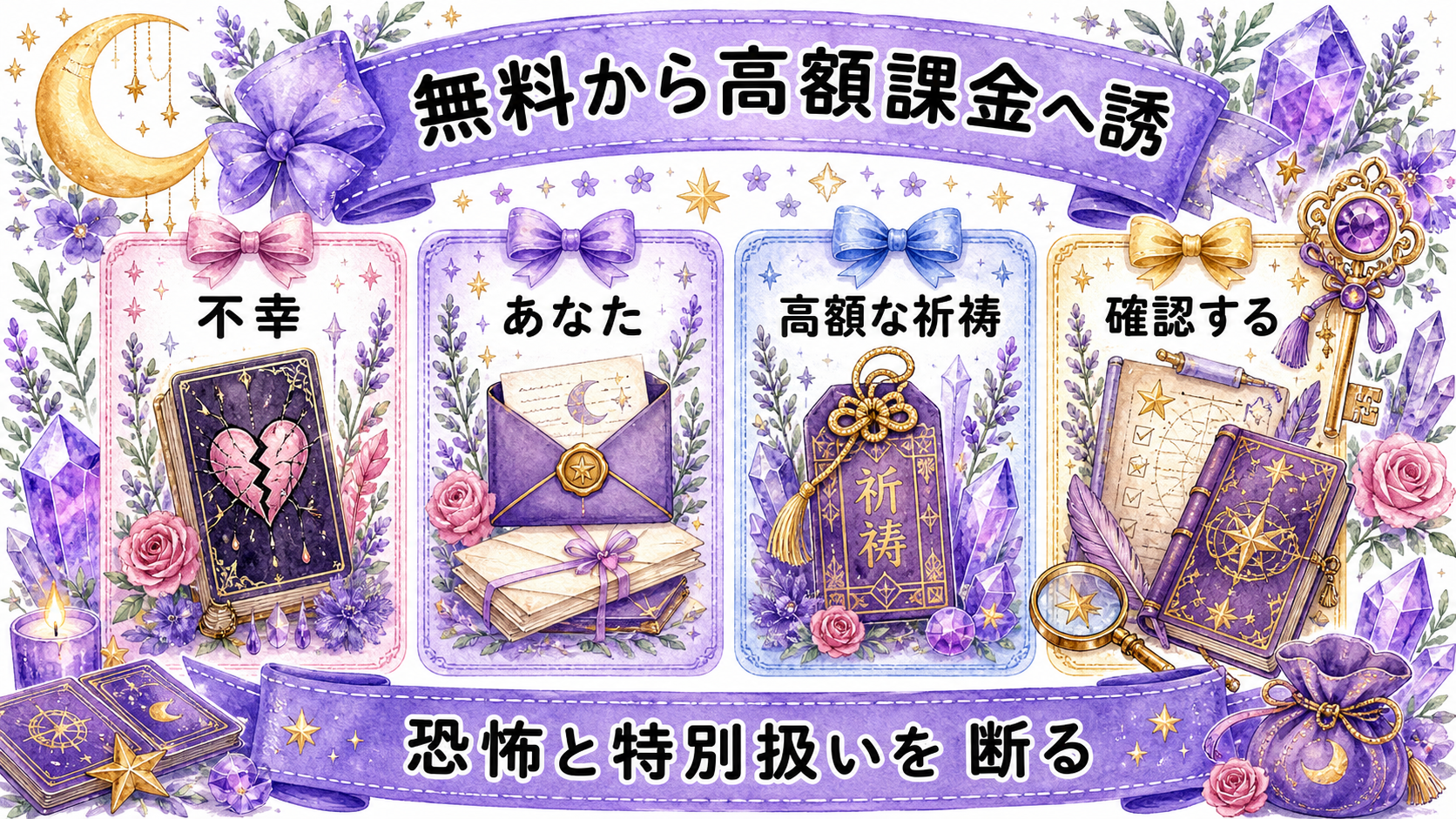 無料恋愛占いで当たるサイトは？登録前の安全確認と使い分け 無料から高額課金へ誘導する危険サイン