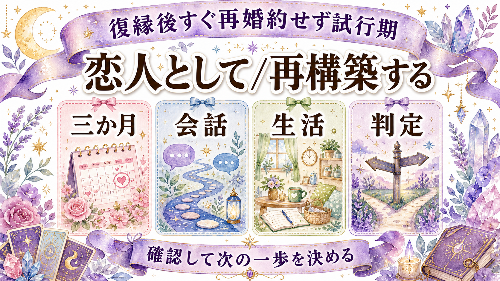 婚約破棄した元彼と復縁できる可能性は?占いで聞く質問と信頼を戻す条件 復縁後すぐ再婚約せず試行期間を置く