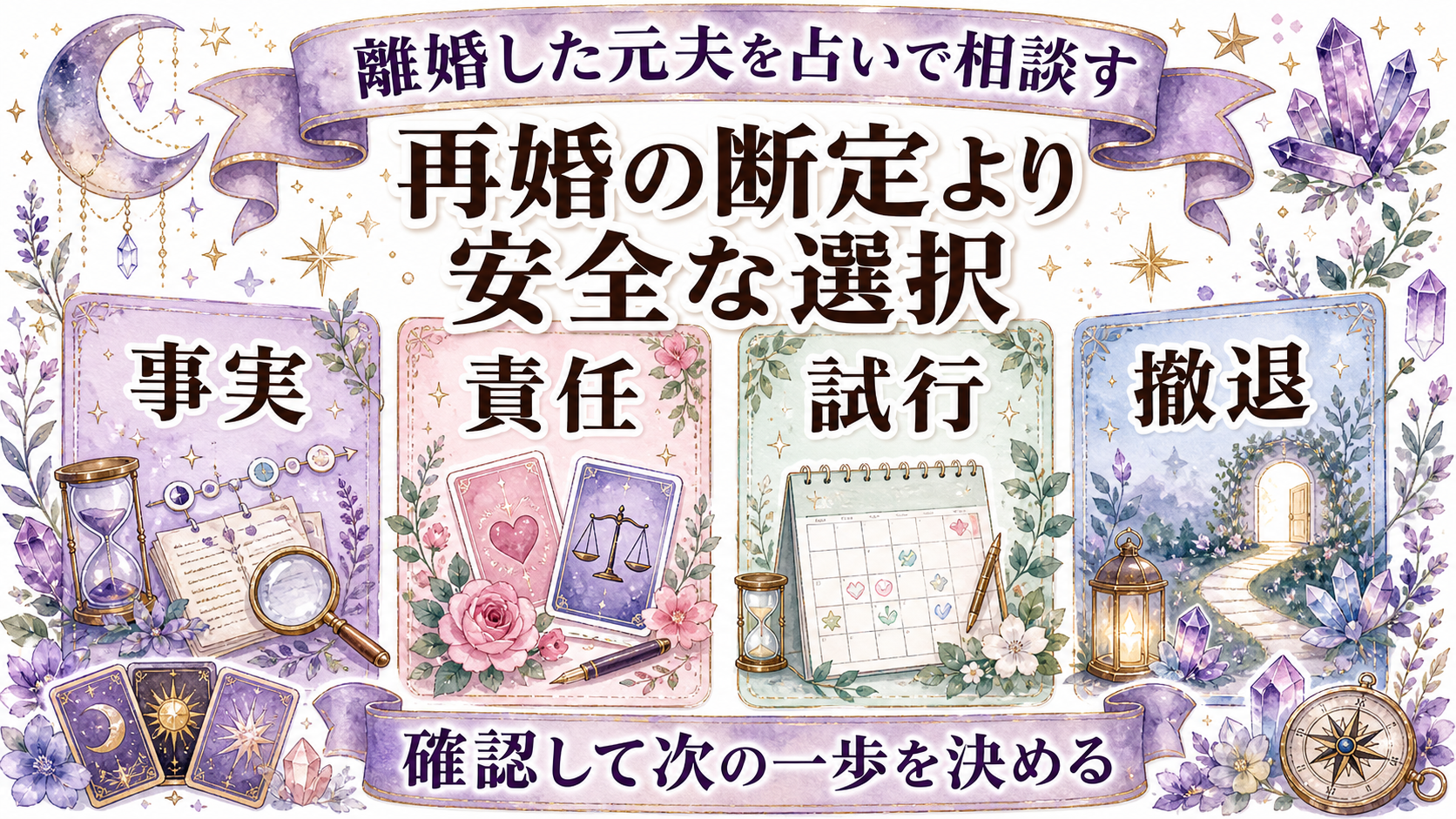離婚した元夫と復縁できる可能性は?子ども・お金・安全を含む占い前の確認 離婚した元夫を占いで相談する質問
