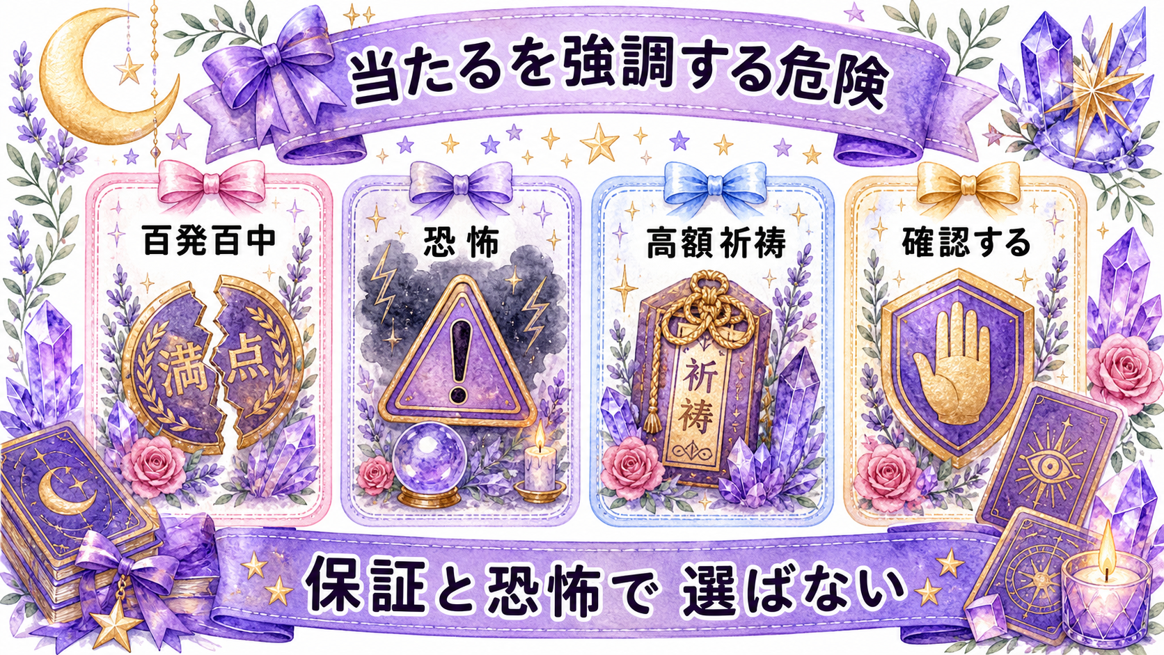 電話占いで当たる占い師を徹底比較｜口コミ・得意相談・料金の選び方 当たるを強調する危険な占い師を避ける